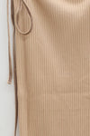BASERANGE brigg ribbed skirt SKBR-RIB-SP22 COCHLEA (SKBR-RIB-WI21) beige